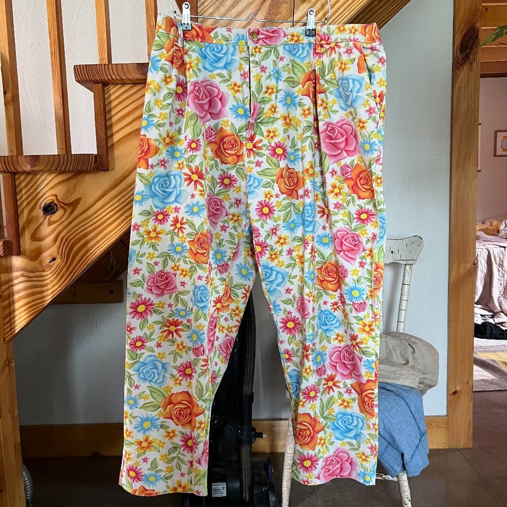 Big Bud Press 1XL Trousers - Limited Edition Floral Print